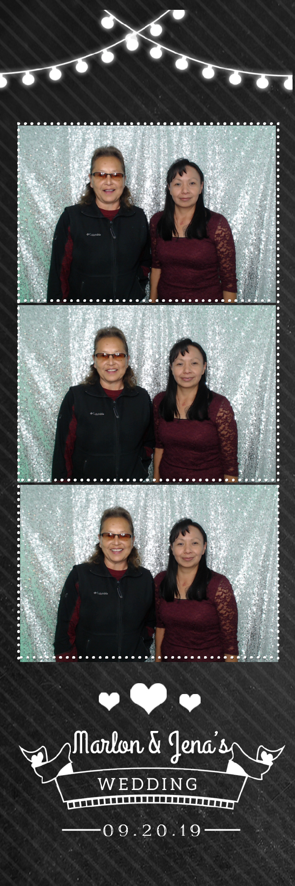 Jena and Marlon's Wedding | View more photos from the event at gallery.photoboothbillings.com/u/PhotoBoothBillings/Jena-and-Marlons-Wedding
